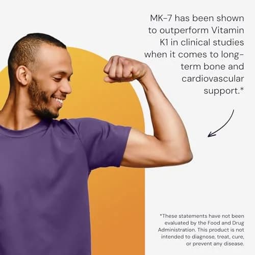 Healthy Origins Vitamin K2 MK-7 100 mcg (180 Veggie Gels) | Supports Bone & Cardiovascular Health thumbnail 6