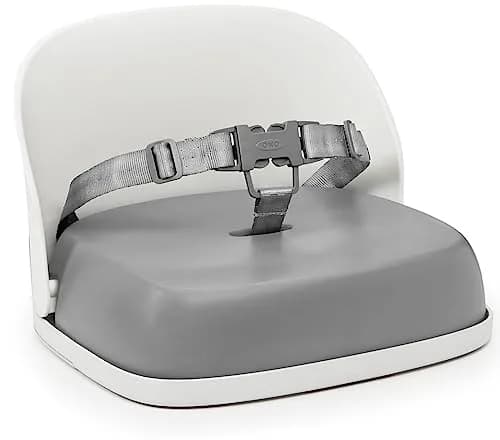 OXO Tot Perch Toddler Booster Seat for Kitchen Chair with Straps, Gray | Supportive Backrest & Foldable Design thumbnail 1