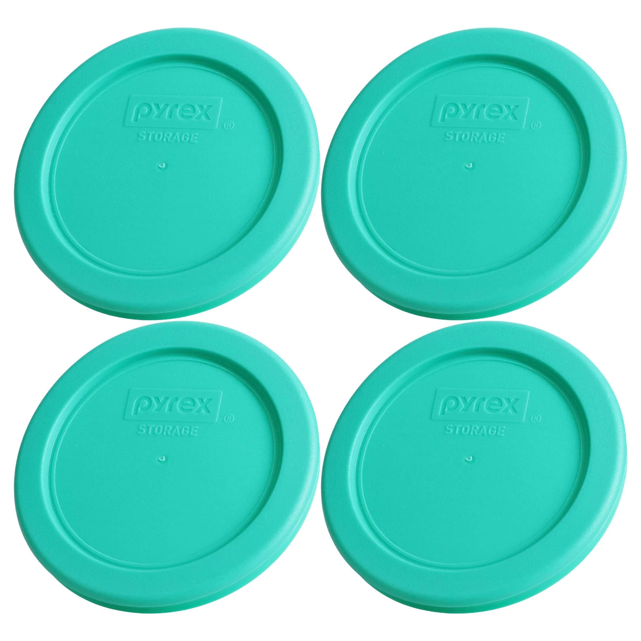 Pyrex 7202-PC Green Food Storage Lid 1 Cup (100ml / 0.13lb) | BPA-Free Plastic Container Lids for Kitchen Storage