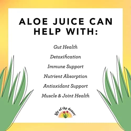 Lily of the Desert Aloe Vera Juice, Inner Fillet, Mild Taste, 16 Fl Oz | Supports Digestion & Immunity thumbnail 8