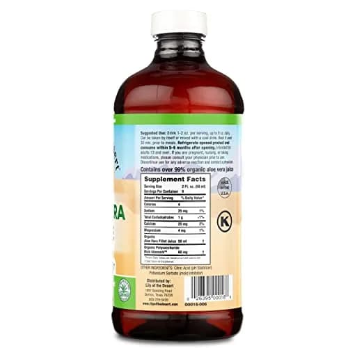 Lily of the Desert Aloe Vera Juice, Inner Fillet, Mild Taste, 16 Fl Oz | Supports Digestion & Immunity thumbnail 2