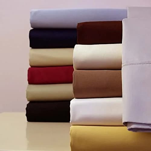 Royal Hotel Bedding Queen 1000 Thread Count Cotton Sateen Sheet Set 203cm x 254cm (80" x 100") Flat Sheet, 152cm x 203cm (60" x 80") Fitted Sheet, 51cm x 76cm (20" x 30") Pillowcases | Luxury Heavyweight Cotton Comfort thumbnail 3