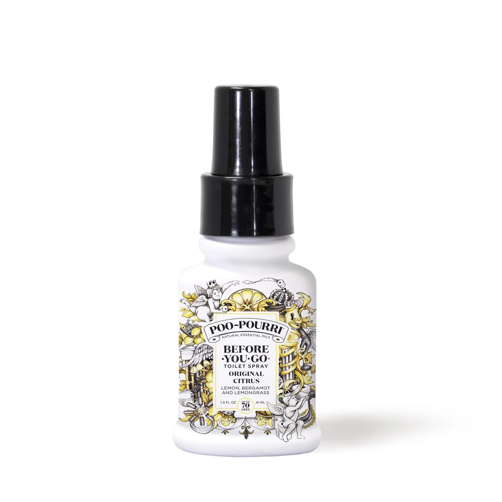 Poo-Pourri Before-You-Go Toilet Spray Original Citrus 39ml (1.4 Fl Oz) | Prevents Odors Before They Begin — 1.4 Fl Oz