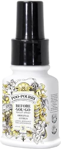 Poo-Pourri Before-You-Go Toilet Spray Original Citrus 39ml (1.4 Fl Oz) | Prevents Odors Before They Begin thumbnail 4
