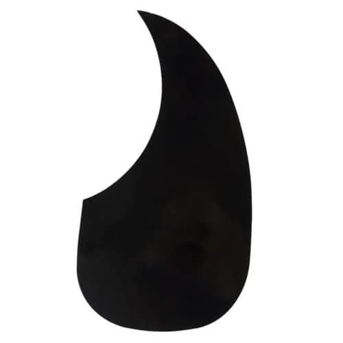 Musiclily Pro Teardrop Acoustic Guitar Pickguard Black | Fits Martin D28 Style, Self-Adhesive thumbnail 1