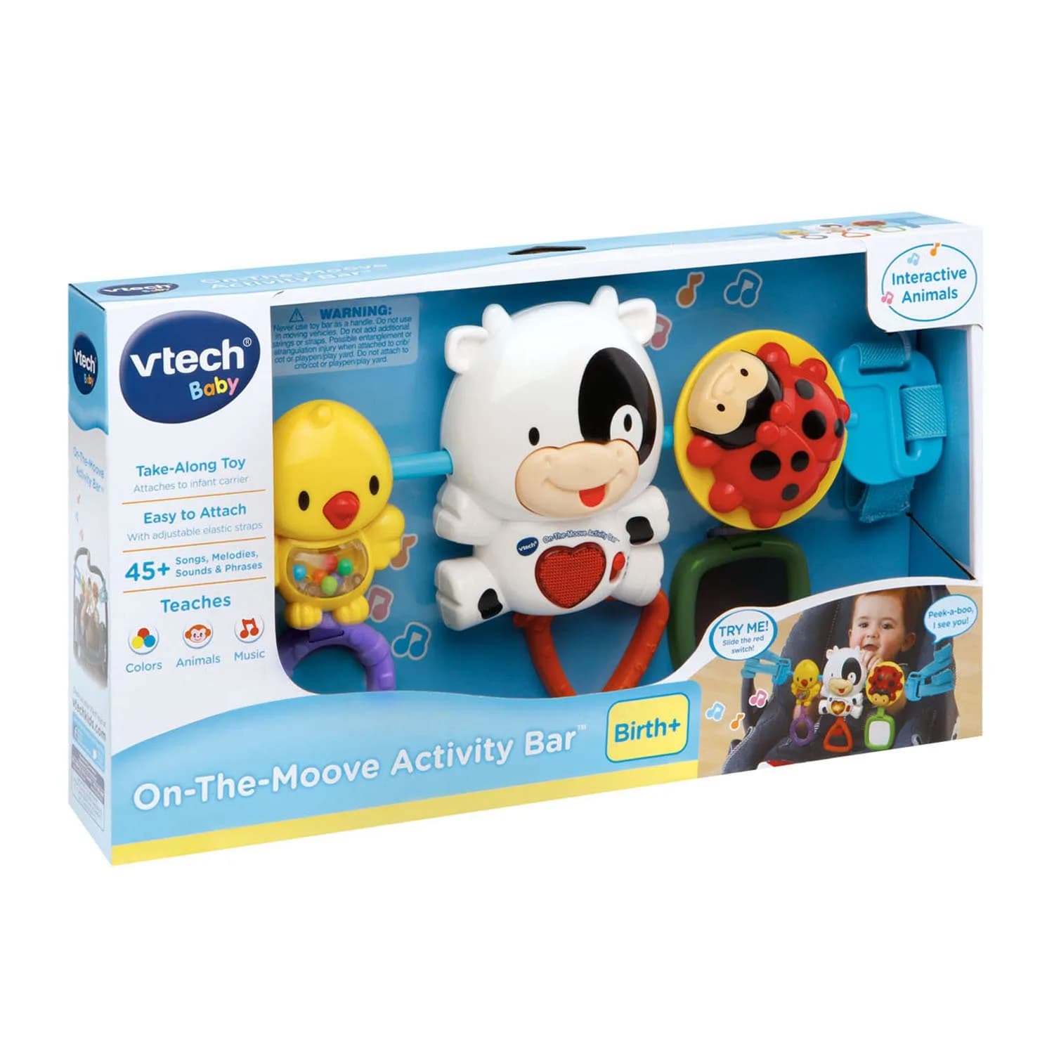 VTech Baby On-The-Moove Activity Bar | Musical Stroller Toy for Babies 0-3 Years - view 7