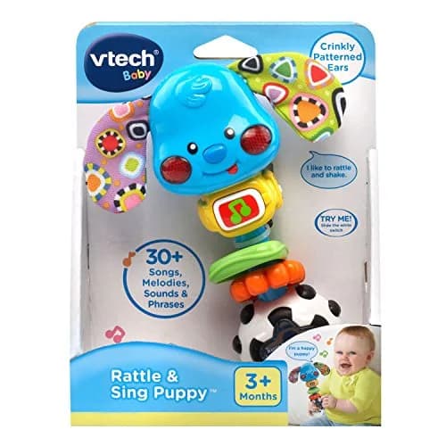 VTech Baby Rattle and Sing Puppy | Interactive Toy for 3 Months to 2 Years thumbnail 6
