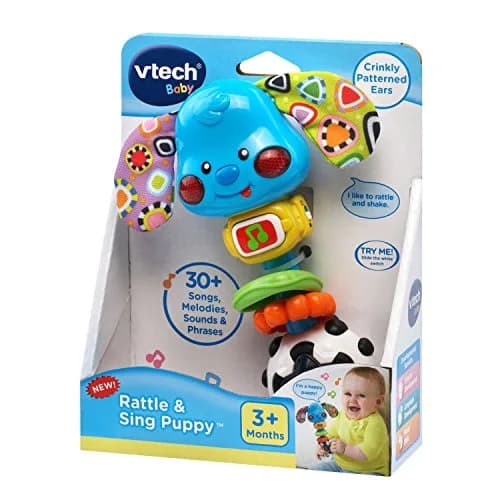 VTech Baby Rattle and Sing Puppy | Interactive Toy for 3 Months to 2 Years thumbnail 8