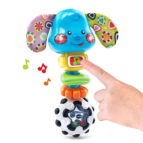 VTech Baby Rattle and Sing Puppy | Interactive Toy for 3 Months to 2 Years thumbnail 3