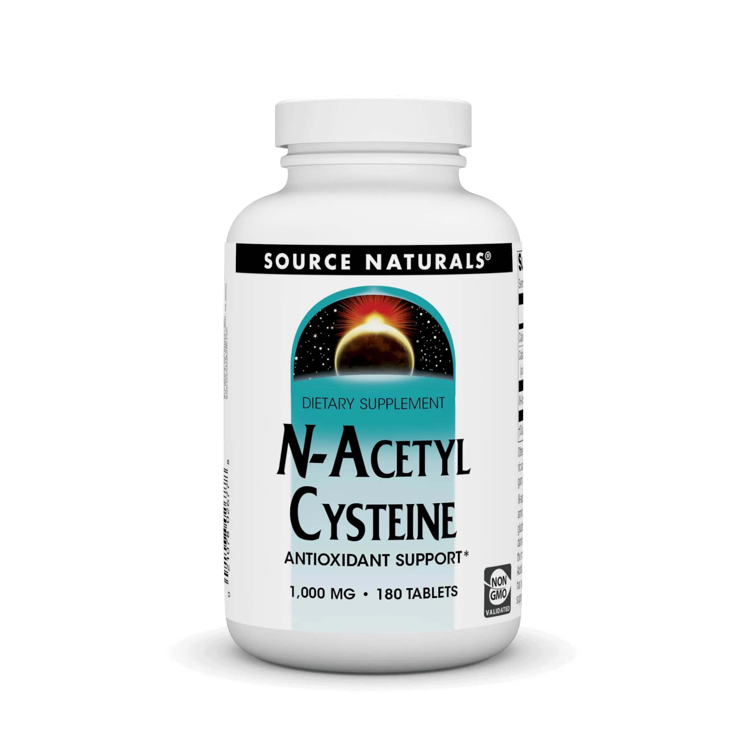 Source Naturals N-Acetyl Cysteine 1,000 mg | Antioxidant Support in 180 Tablets