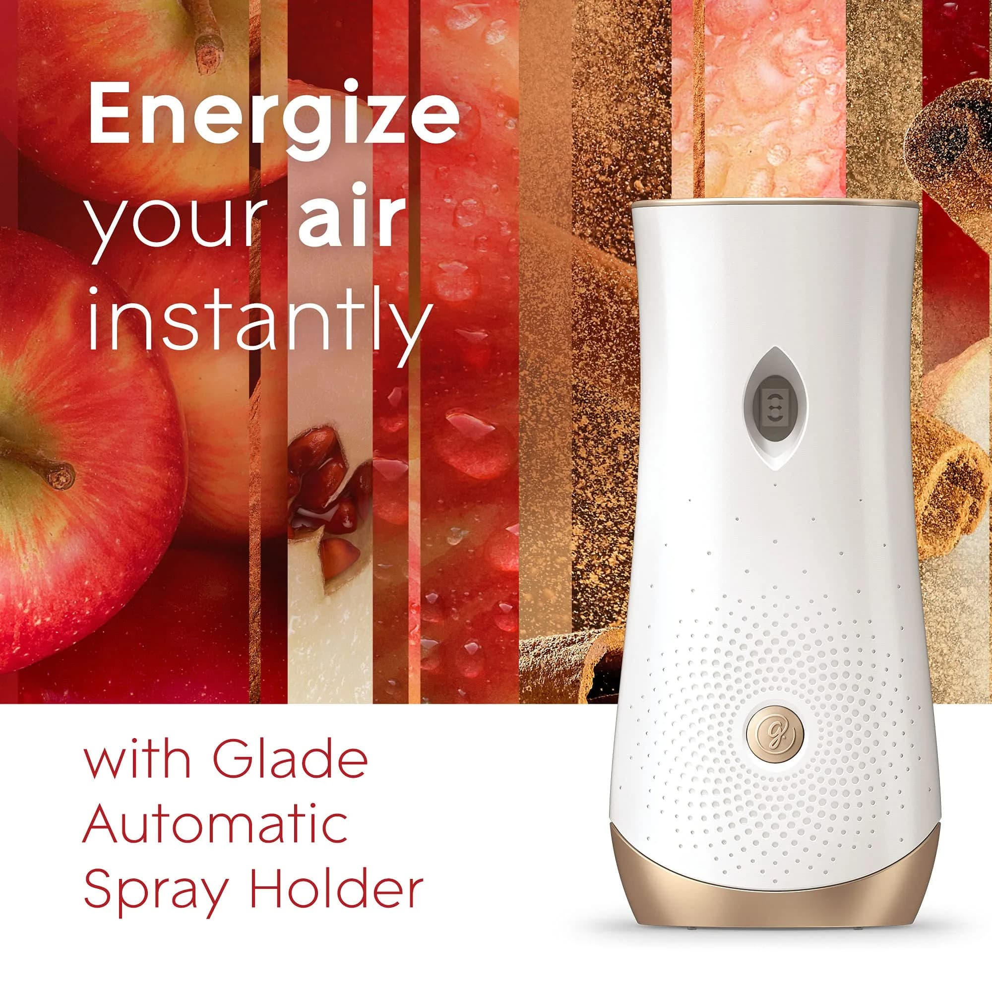Glade Automatic Spray Refill, Apple Cinnamon Scent, 2x6.2oz (12.4oz Total) | Timed Fragrance Release - view 7