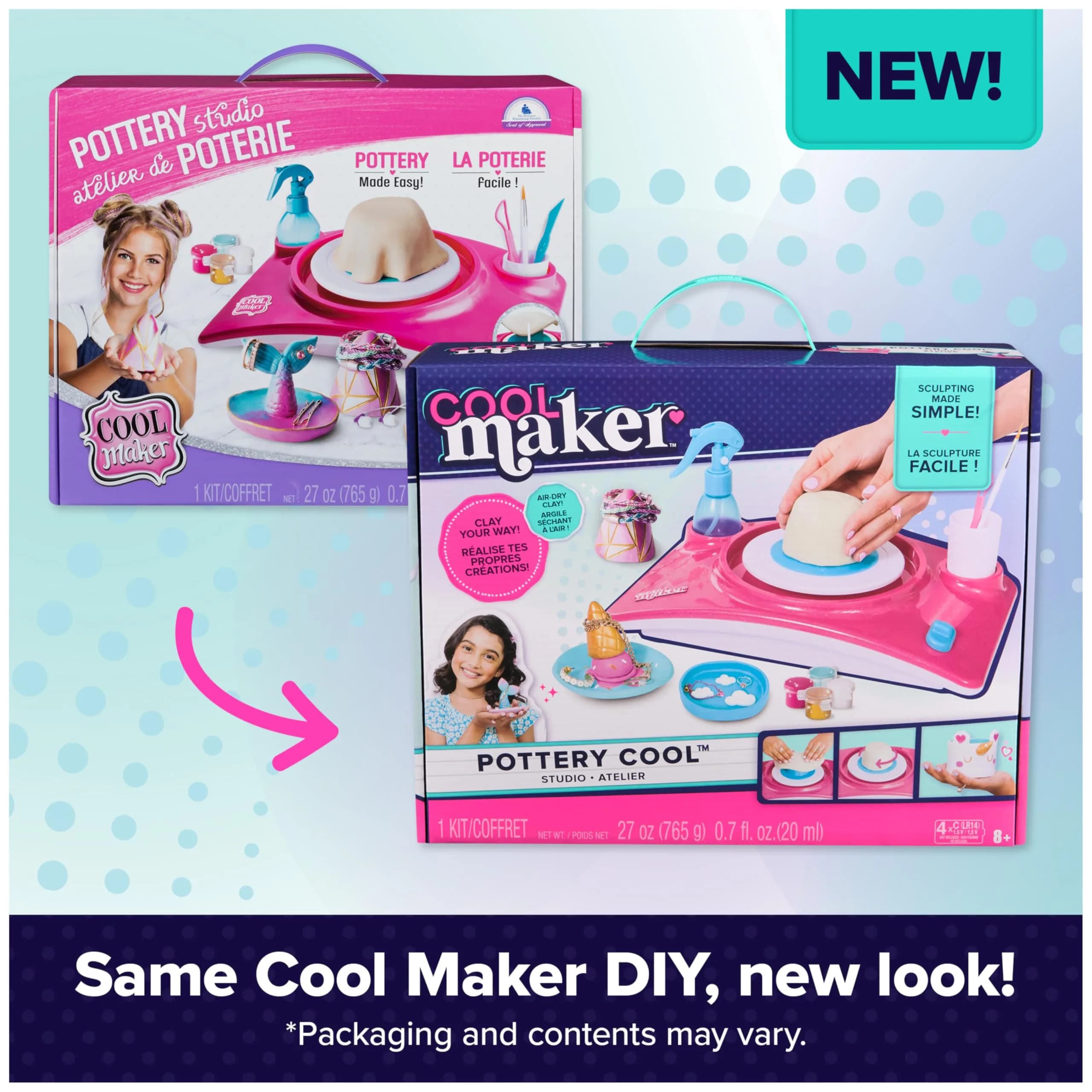 Cool Maker Pottery Studio Air-Dry Clay Craft Kit | Arts and Crafts Kids Toys for Ages 8+ - view 6