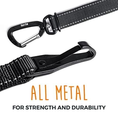 Mighty Paw Dog Seat Belt For Car - LATCH Compatible Adjustable Dog Seatbelt Harness for Small, Medium & Large Pets | Heavy-Duty Aviation Aluminum Carabiner thumbnail 6