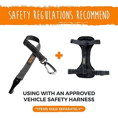 Mighty Paw Dog Seat Belt For Car - LATCH Compatible Adjustable Dog Seatbelt Harness for Small, Medium & Large Pets | Heavy-Duty Aviation Aluminum Carabiner thumbnail 3