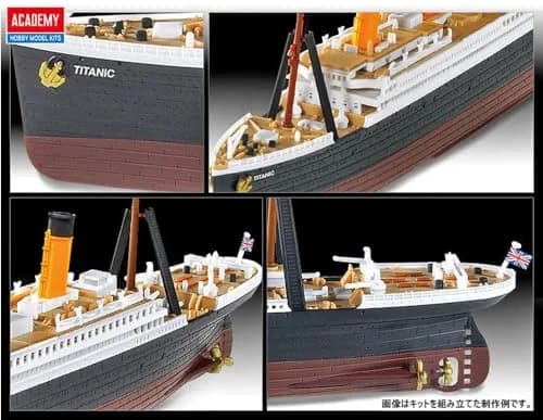 Academy Hobby Model Kits 1:1000 RMS Titanic Model Kit | Detailed Watercraft Craft for Ages 14+ thumbnail 7