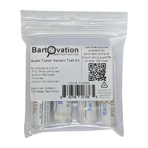 Bartovation Super Taster Test Kit, Classroom Lab, 100 Complete Experiments | Genetic Taste Sensitivity thumbnail 7