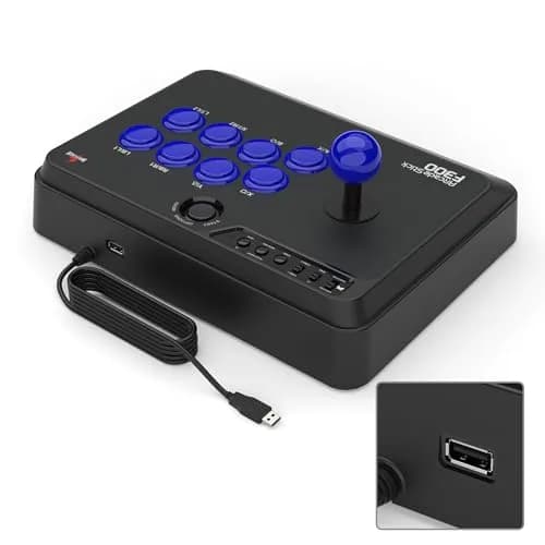 MAYFLASH F300 Arcade Fight Stick Joystick | Multi-Platform PC Controller with Turbo Function thumbnail 4