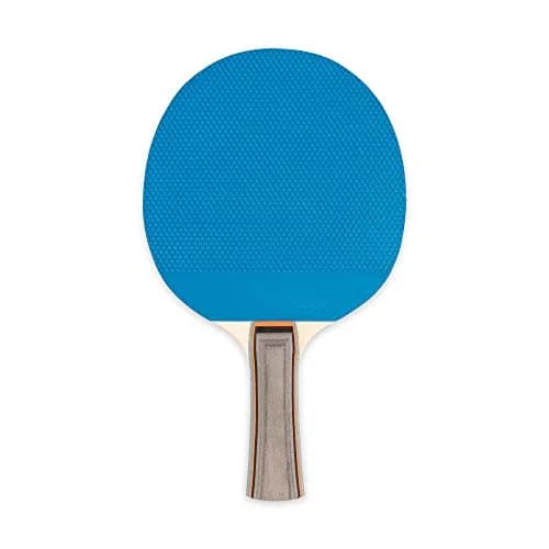 Champion Sports Table Tennis Paddle, Assorted Colors | 5 Ply Rubber Face, Straight Handle, Assorted Colors thumbnail 1