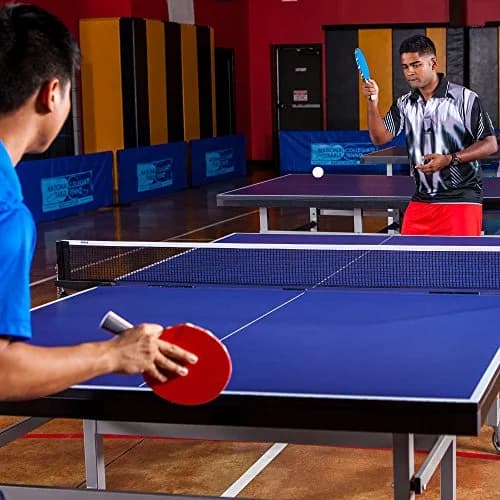 Champion Sports Table Tennis Paddle, Assorted Colors | 5 Ply Rubber Face, Straight Handle, Assorted Colors thumbnail 9