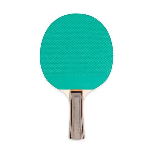 Champion Sports Table Tennis Paddle, Assorted Colors | 5 Ply Rubber Face, Straight Handle, Assorted Colors thumbnail 2