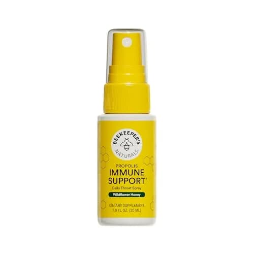 Beekeeper's Naturals Propolis Throat Spray 30 ml (1 Fl Oz) | Natural Immune Support & Antioxidants thumbnail 1