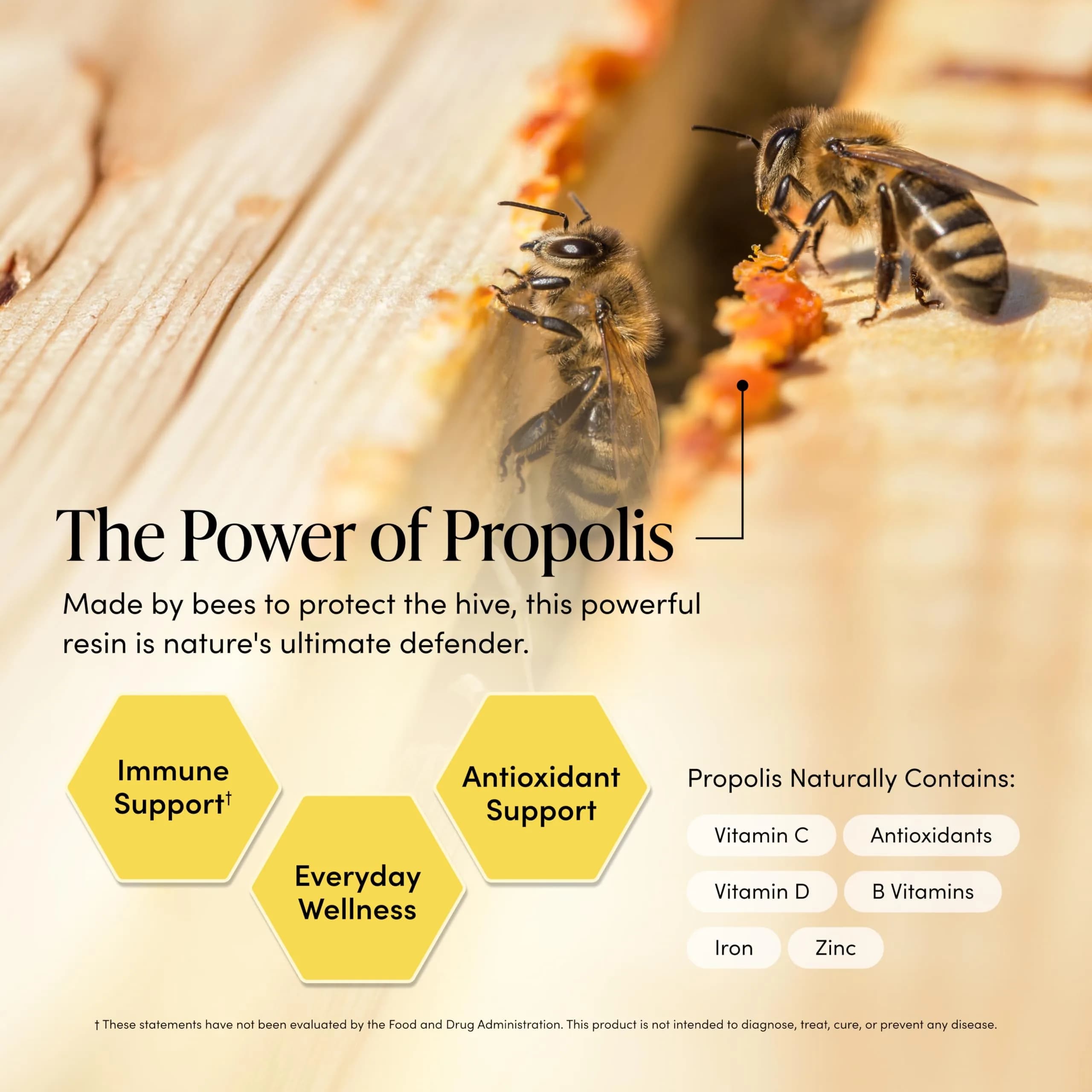 Beekeeper's Naturals Adult Propolis Throat Soother Spray, 1 oz | Natural Cooling Comfort for Dry, Scratchy Throats - view 3
