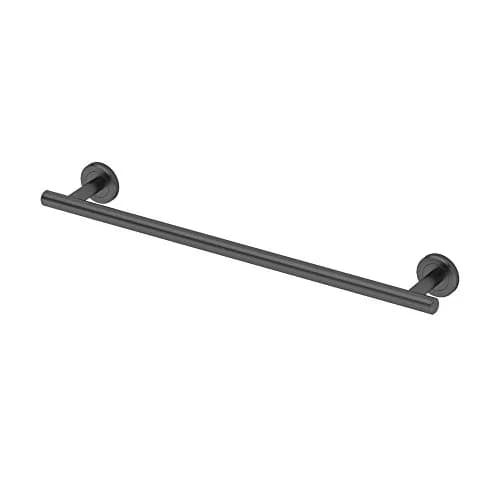 Gatco Latitude II 18" Towel Bar Matte Black | Seamless Modern Bathroom Accessory thumbnail 4