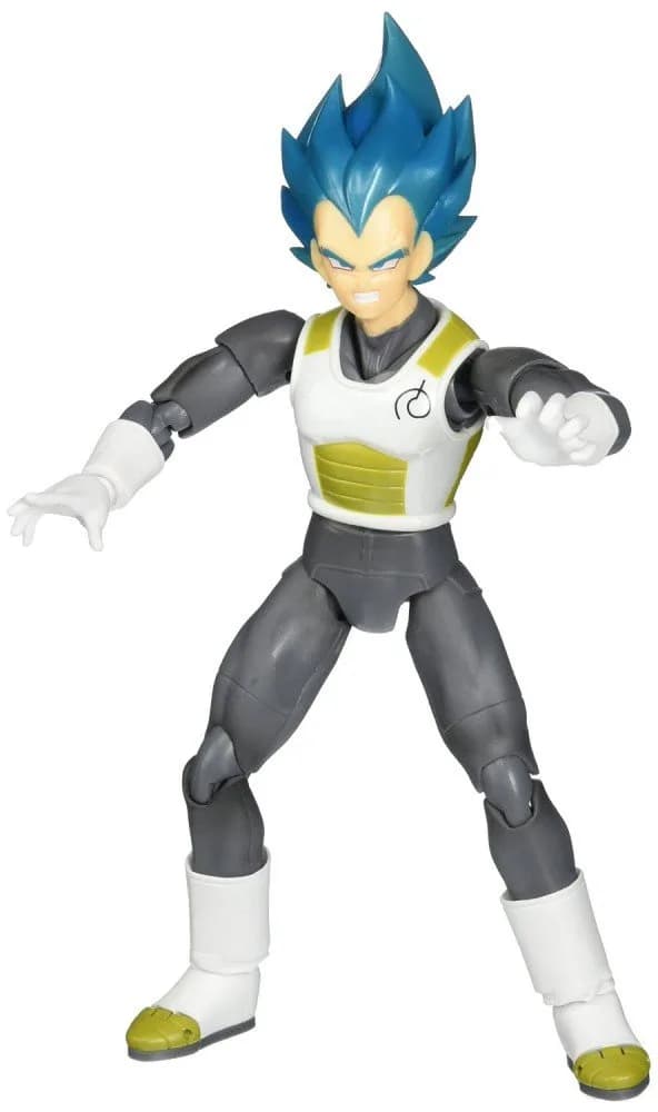 TAMASHII NATIONS Vegeta Action Figure 5 inch | Faithful Dragon Ball Super Design with Interchangeable Hands — Multicolor