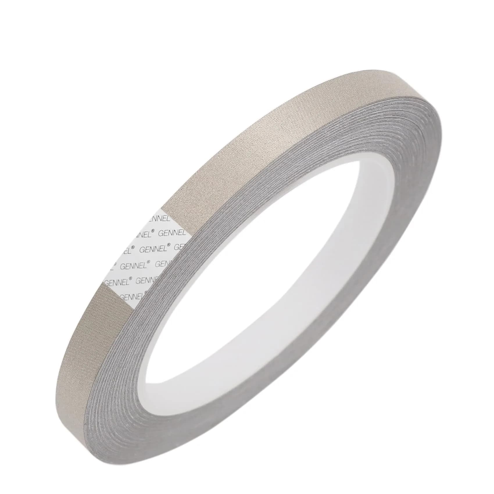 GENNEL Conductive Fabric Tape 10mm x 20M | EMI Shielding, High Conductivity, Flexibility - main product image