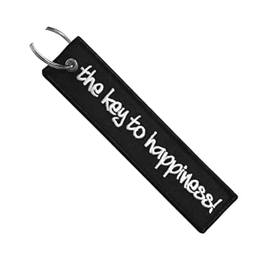 MotoLoot The Key to Happiness Keychain | 13cm (5.11") thumbnail 1