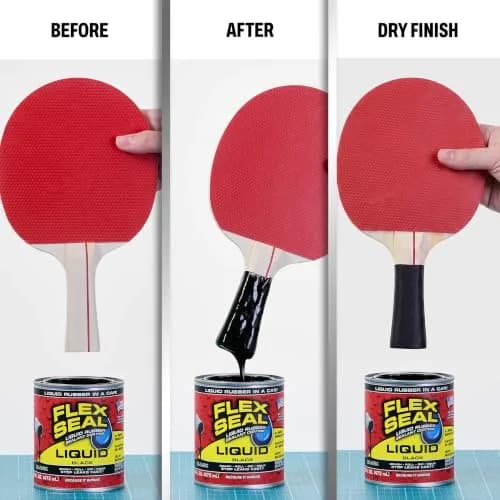 Flex Seal Liquid Rubber Sealant Coating Black 473ml (16 oz) | Waterproof, UV Resistant, Stops Leaks Fast thumbnail 4