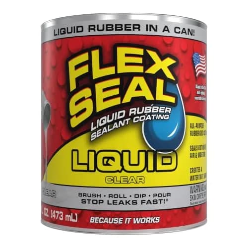 Flex Seal Liquid Rubber Sealant Coating Clear 473ml (16 oz) | Waterproof & Flexible Barrier thumbnail 1