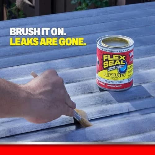 Flex Seal Liquid Rubber Sealant Coating Clear 473ml (16 oz) | Waterproof & Flexible Barrier thumbnail 3