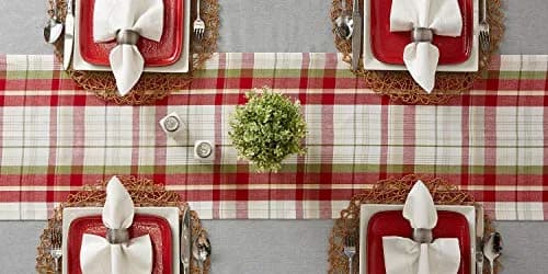 DII Woven Paper Round Placemats Set of 6, 15 inch (38 cm) Diameter | Elegant Holiday Table Decor thumbnail 8