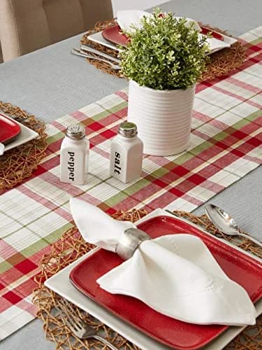 DII Woven Paper Round Placemats Set of 6, 15 inch (38 cm) Diameter | Elegant Holiday Table Decor thumbnail 9