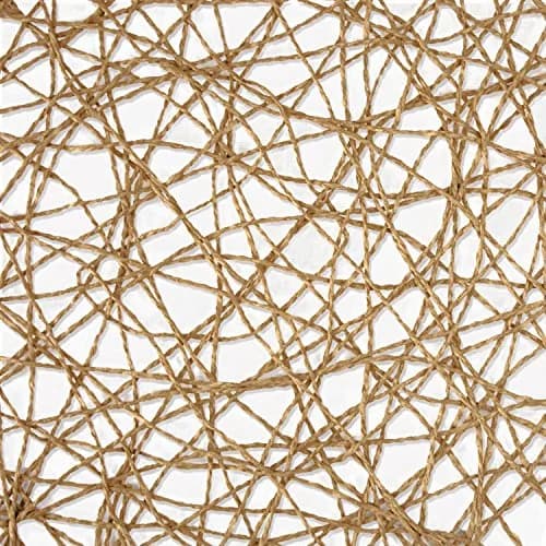 DII Woven Paper Round Placemats Set of 6, 15 inch (38 cm) Diameter | Elegant Holiday Table Decor thumbnail 2