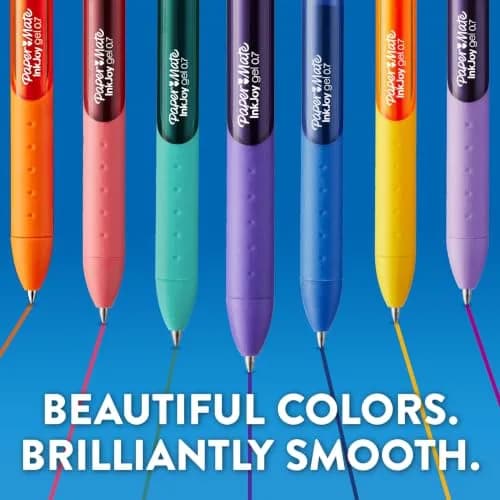 Paper Mate InkJoy Gel Pens, Fine Point (0.5mm), 8 Count | Bright, Smudge-Free Writing thumbnail 3
