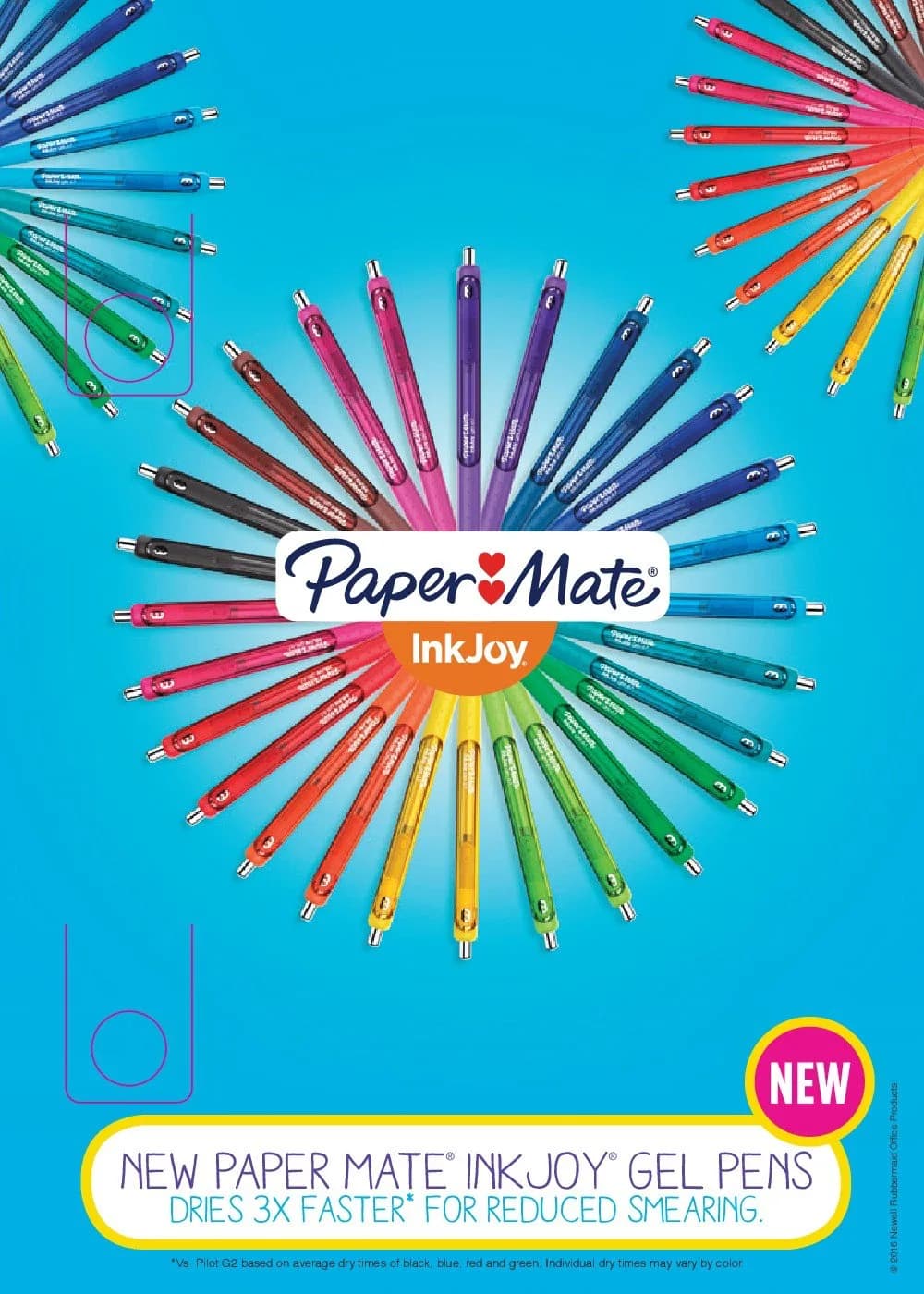 Paper Mate InkJoy Gel Pens, Retractable, Fine Point (0.5mm), Black Ink, 12 Count | Smooth Ink Flow - view 6
