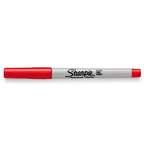Sharpie Color Burst Permanent Markers, Ultra-Fine Point, Red, 12 Count (0.5 mm) | AP Certified Ink thumbnail 4