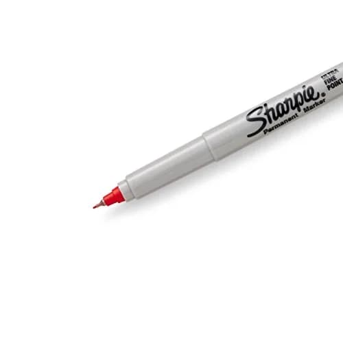 Sharpie Color Burst Permanent Markers, Ultra-Fine Point, Red, 12 Count (0.5 mm) | AP Certified Ink thumbnail 5