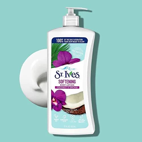St. Ives Softening Body Lotion Coconut & Orchid Extract 21 oz (Pack of 2) | Silky, Natural Moisturizer for Sensitive Skin thumbnail 5