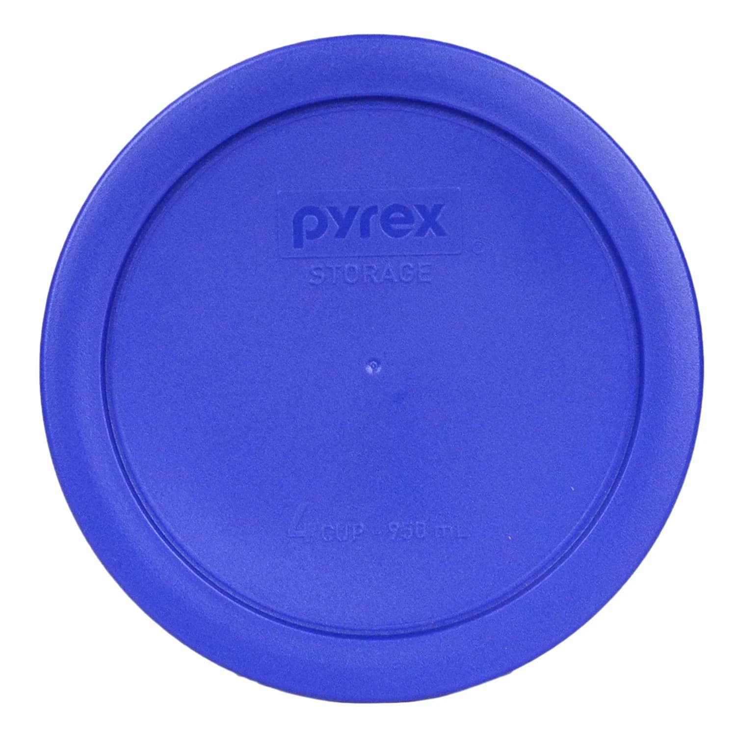 Pyrex 7201-PC Cadet Blue Food Storage Lid 950ml (4-Pack) | Fits 4-Cup Mixing Bowls