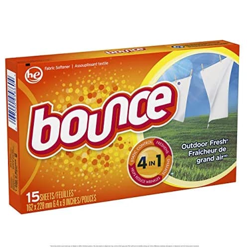 Bounce Outdoor Fresh Scented Fabric Softener Dryer Sheets 15 Count | Reduces Wrinkles & Static Cling thumbnail 2