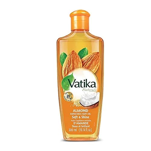 Vatika Naturals Hair Oil - Enriched Formula Scalp Care, 300ml Almond | Nourishing Hair Oil with Almond, Coconut & Sesame for All Hair Types thumbnail 1