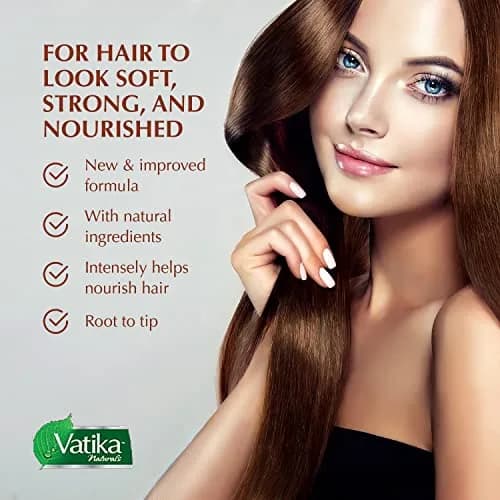 Vatika Naturals Hair Oil - Enriched Formula Scalp Care, 300ml Almond | Nourishing Hair Oil with Almond, Coconut & Sesame for All Hair Types thumbnail 5