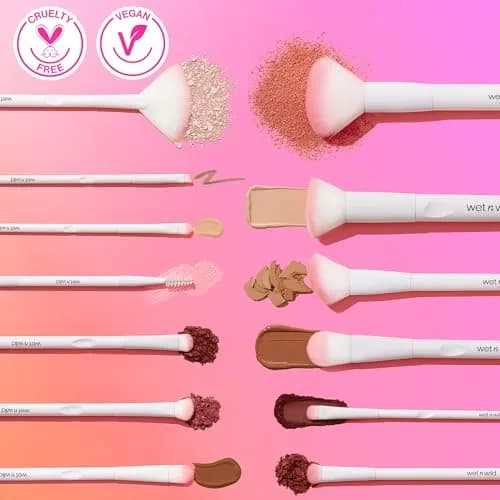 wet n wild Angled Liner Brush, Precision Makeup Blending Brush 18.5 cm (7.28 in) | Flawless Foundation Application thumbnail 2