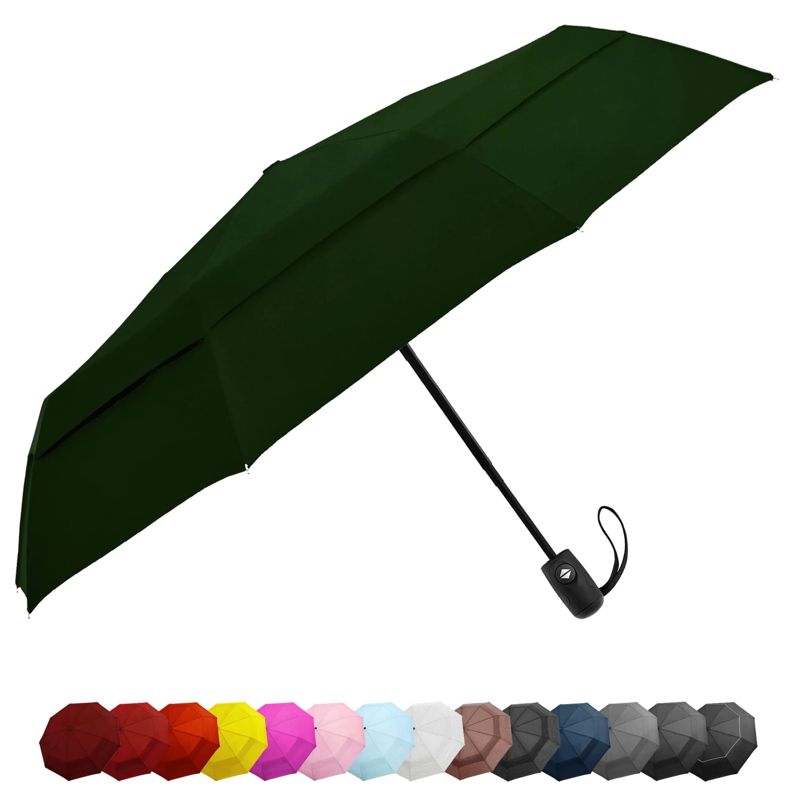 EEZ-Y Windproof Travel Umbrella Auto Open Close 42" | Compact & Wind Resistant