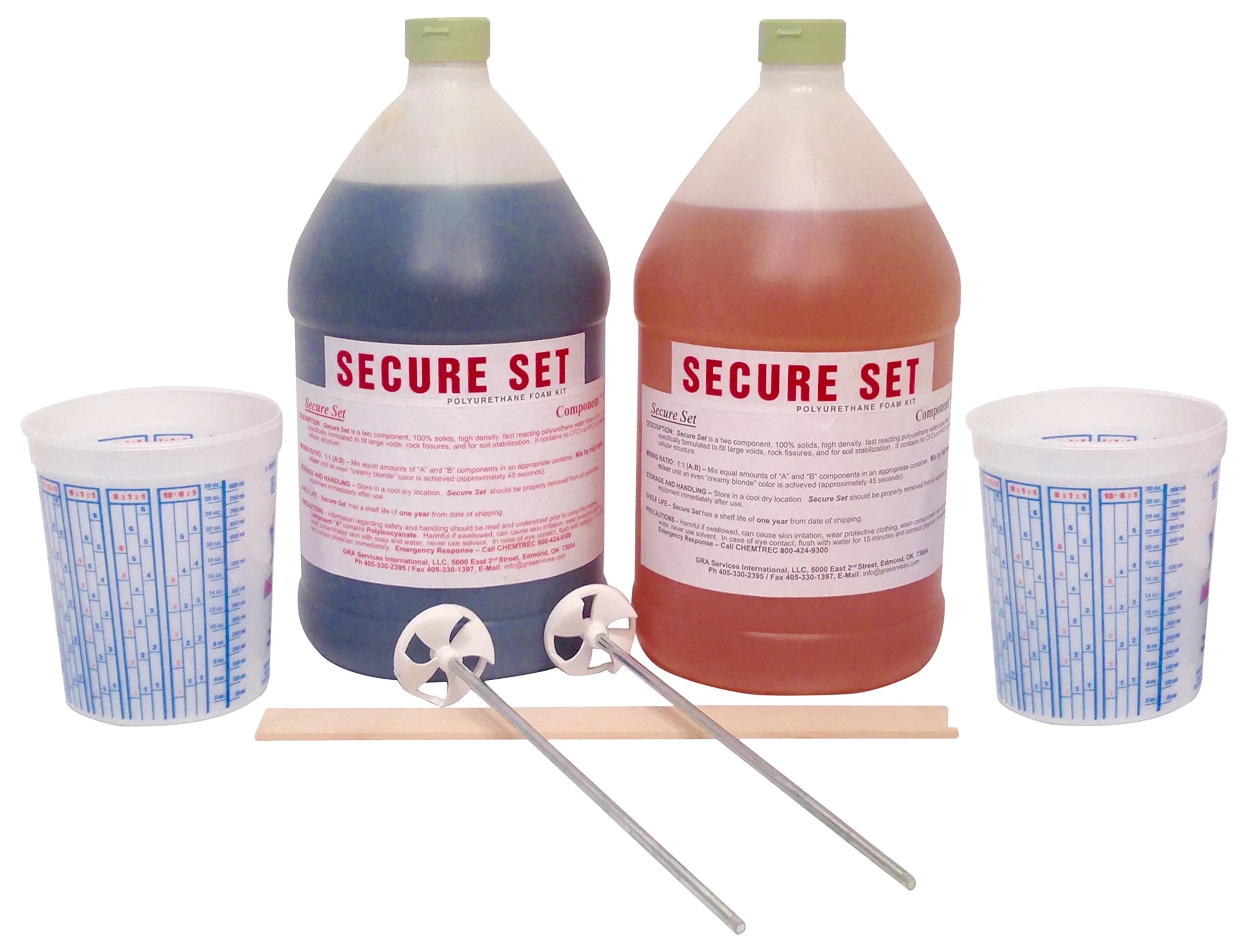 Secure Set - 10 Post Kit - Commercial Grade - 2 Gallons | Fast Fence Post Installation