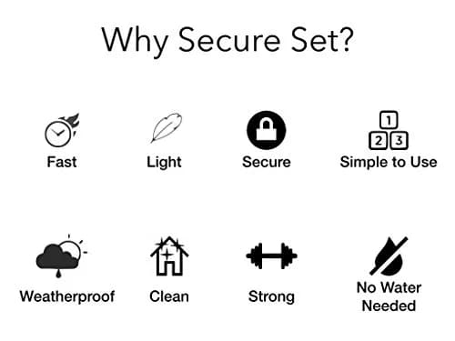 Secure Set - 10 Post Kit - Commercial Grade - 2 Gallons | Fast Fence Post Installation thumbnail 2