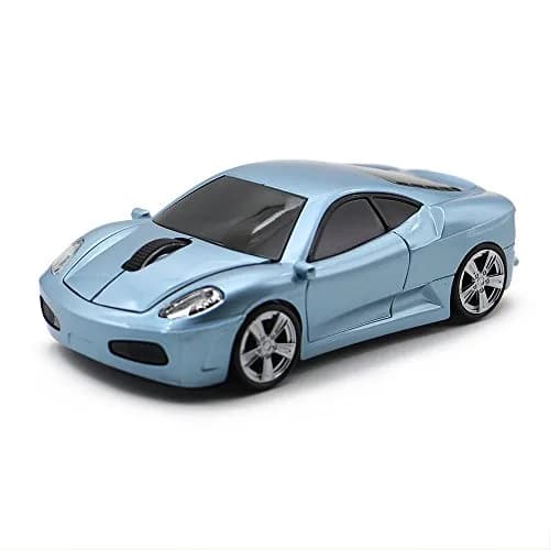MGbeauty Wireless Mouse Sports Car Shape 120x60x35mm | Optical DPI 1600 for PC & Mac thumbnail 2